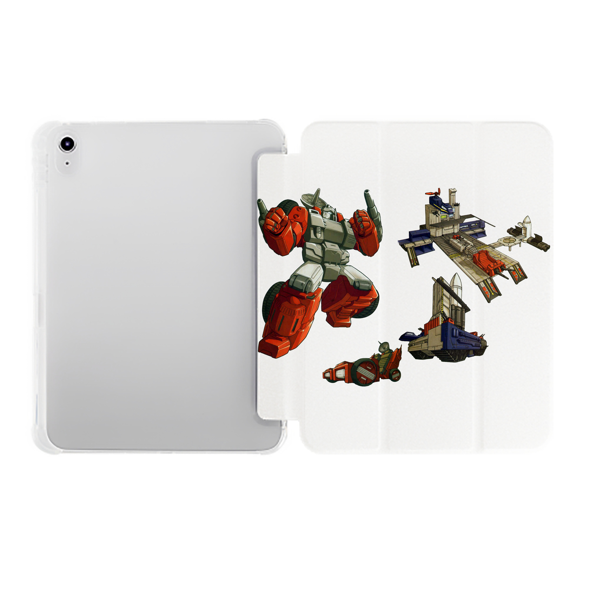 （画像用）  IPad ケース ペン収納付き 三つ折りスタンド PUレザー×シリコン 対応機種9.5/10.5/10.9インチ